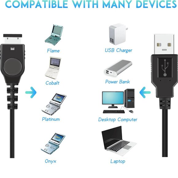 CHARGER BUNDLE FOR GAMEBOY ADVANCE SP, 1 PACK CHARGER AND 1 PACK CHARGING CABLE - Picture 8 of 12